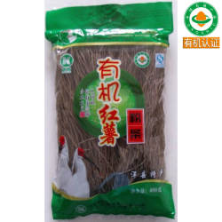 康原有机红薯粉条400g 陕西洋县特产/无添加红番薯粉条火锅送礼佳