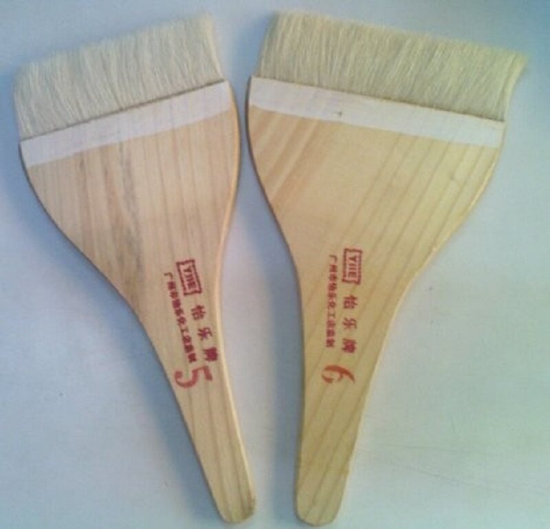 怡乐 纯羊毛扫 6寸 油漆扫 美纹扫 除尘扫 油漆刷 白毛