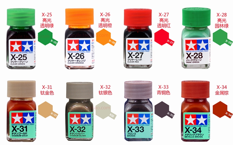 田宫亮光珐琅漆tamiya油性