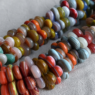 diy手作3cm土耳其玻璃花串珠复古多巴胺童趣材料