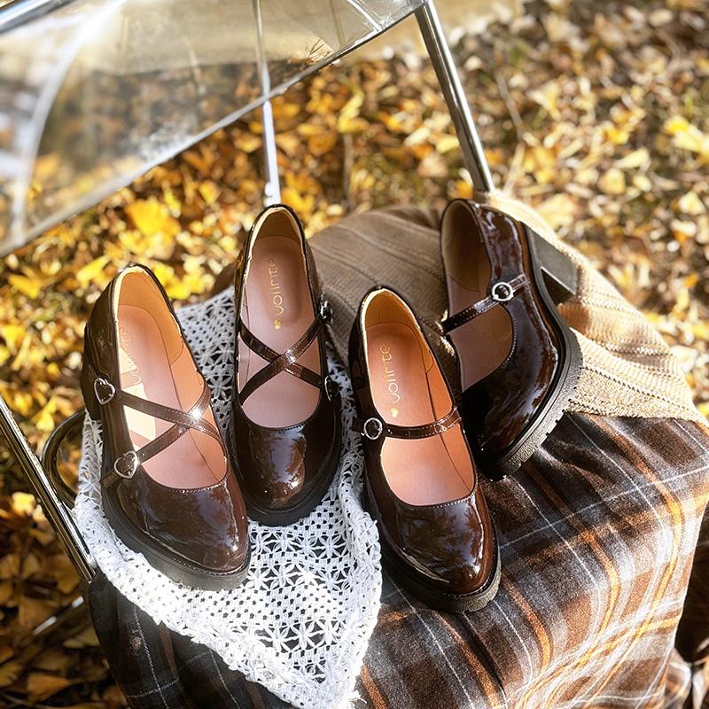 玛丽珍复古舒适小皮鞋英伦风女鞋