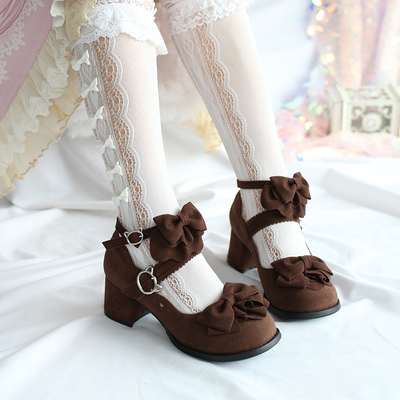 玛丽珍鞋洛丽塔高跟可爱小皮鞋女