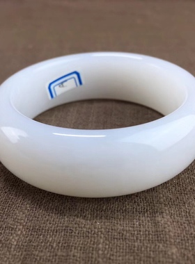 保证收藏品新疆羊脂玉和田玉白玉手镯