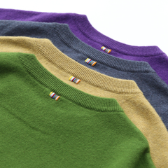 外贸原单  北欧秋冬女长款宽松UPW纯色美丽诺羊毛羊绒毛衣连衣裙