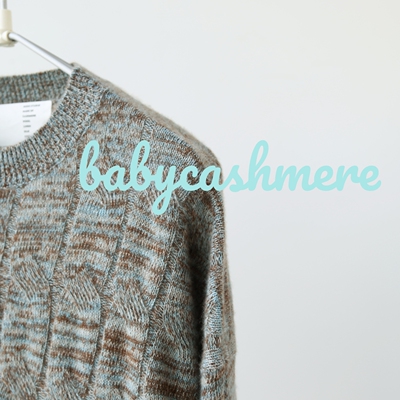 BABYCASHMERE花纱文艺贝贝羊绒衫