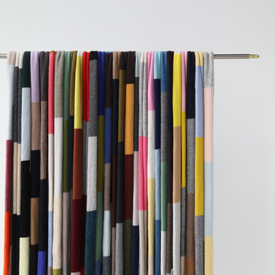 秋冬女士腊肠拼色围巾