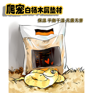 玩具蛇专用垫材白杨木屑新手简易饲养套装爬虫吸湿除臭垫料木碎