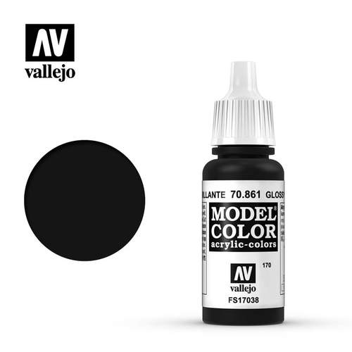 vallejo70861光泽黑模型手涂漆