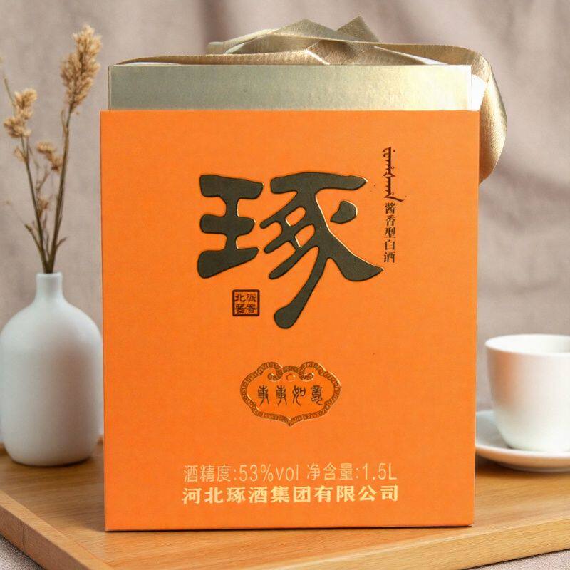 承德 琢酒事事如意 酱香型白酒 纯粮食白酒 高度53度白酒 1.5L装