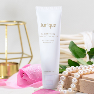 温和清洁体验装 Jurlique茱莉蔻 3支 20g 玫瑰亮颜泡沫洁面乳60g