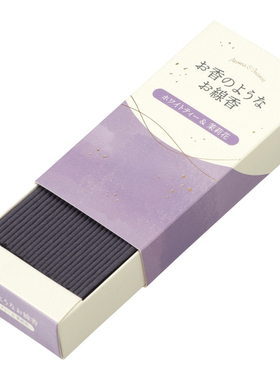 日本进口 白茶和茉莉花 Aroma&Incense 7cm 少烟 净化 线香 现货
