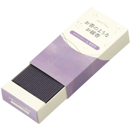 日本进口 白茶和茉莉花 Aroma&Incense 7cm 少烟 净化 线香 现货