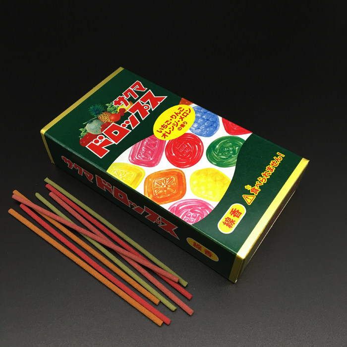 日本进口 佐久间 四种味道 果汁糖 线香 室内 净化 燃香 现货