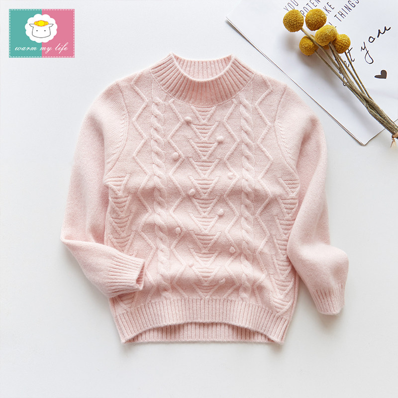 韩版保暖加厚亲肤柔软女童羊绒衫