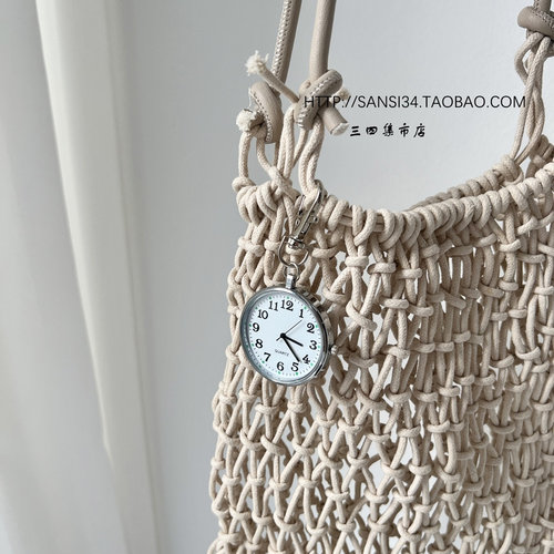 2025新款ins简约怀表钥匙扣挂表