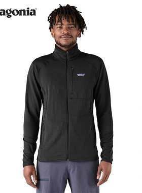 巴塔哥尼亚/patagonia男士舒适保暖立领R1抓绒衣开衫夹克 40129