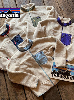巴塔哥尼亚PatagoniaA保暖夹克儿童女款上衣RetroX抓绒外套65625