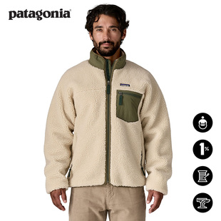 巴塔哥尼亚Patagonia 男士摇粒绒夹克抓绒衣立领开衫外套 23057