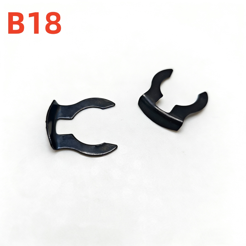 不锈钢C型卡扣锁扣五金配件黑色夹扣房门木门把手螺丝弹簧锁具