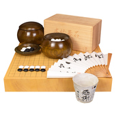 熊须香榧木围棋拼接碁盤带证书22052 22060日本进口 22059