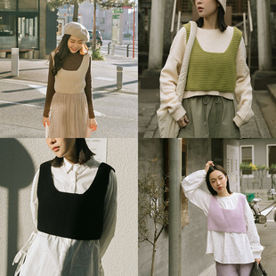 簡約簍空編織設計短版 QUEENSHOP 2024春夏新品 女裝 背心01013106