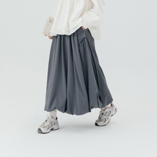 QUEENSHOP 亲子系列弧形剪裁气球裙03021697 2025秋冬户外女装