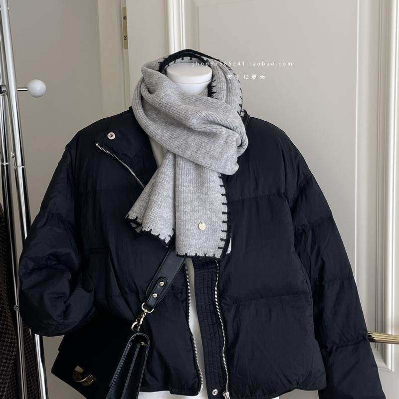 秋冬季韩版男女小香风围巾保暖