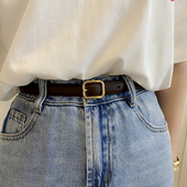 文艺复古多色可选女士皮带韩版 带 学生方扣裤 新款 小腰带简单日常款