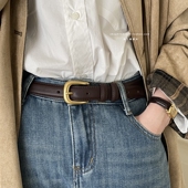 裤 推荐 高级感皮带学生女士 法式 精致复古小腰带搭配西装 款 高品质