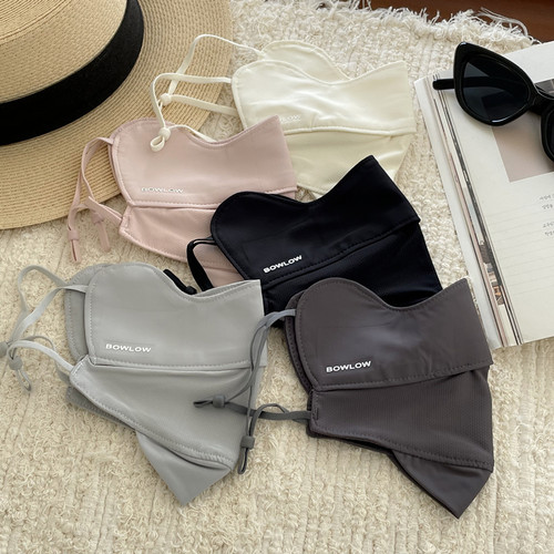 高颜值原纱防晒口罩女2025年新款