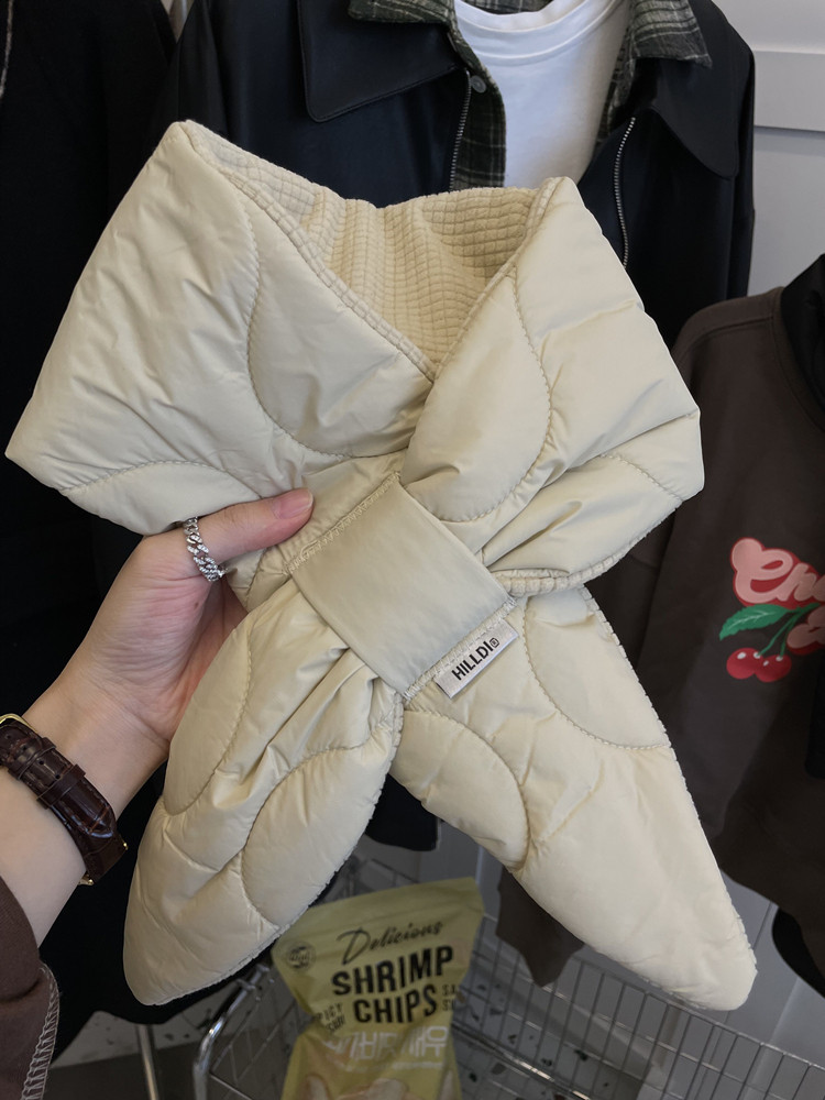 巨保暖~面包服面料交叉懒人围巾护颈小围脖冬季假领子2024新款女,服饰配件/皮带/帽子/围巾,围巾/丝巾/披肩,淘宝优惠券,粉丝福利购,淘宝优惠卷