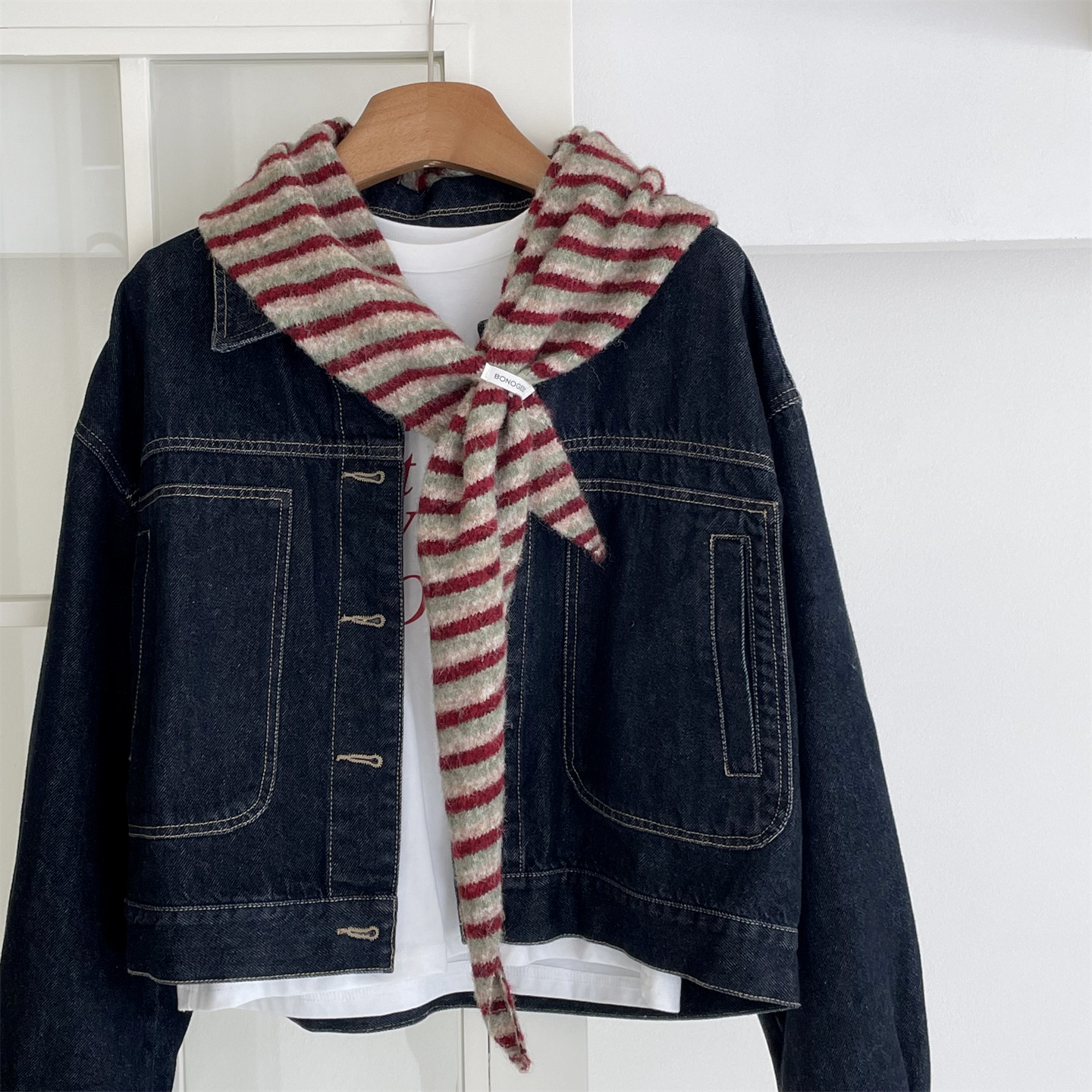 彩条纹撞色针织三角巾领巾披肩秋冬季保暖围巾复古围脖女士新品,服饰配件/皮带/帽子/围巾,围巾/丝巾/披肩,淘宝优惠券,粉丝福利购,淘宝优惠卷