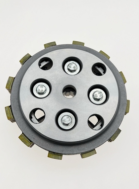 适用轻骑风暴太子QM250J-2L/8LWY250J离合器小鼓总成磨擦片离合片