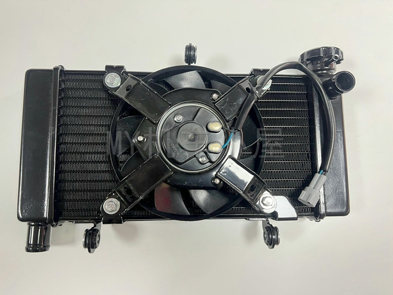 适用于摩瑞500mtx 天蝎 x500摩托车水箱总成水冷散热器冷却器风扇