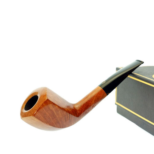 正品意大利马仕Mastro de Paja六面体手工石楠木烟斗3B 9mm 男士