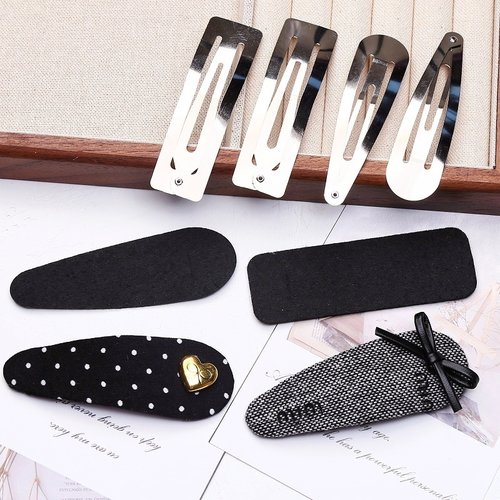 韩版水滴夹半成品手工发饰