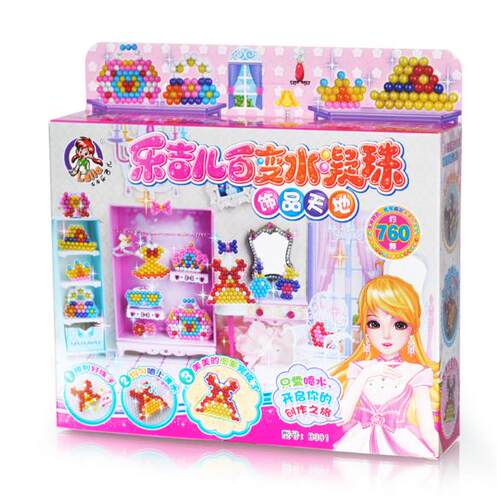 乐吉儿B301魔法水凝珠百变饰品神奇魔法珠手工制作益智玩具女