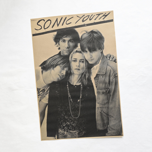 SonicYouth海报音速青年乐队美国朋克摇滚乐队酒吧装饰瑟斯顿摩尔