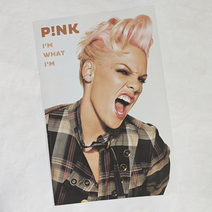 pink海报粉红佳人美国女歌手女权主义者犹太人物酒吧宿舍装饰画