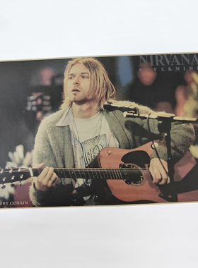 涅槃乐队海报定制NIRVANA酒吧宿舍欧美摇滚乐队KurtCobain装饰画