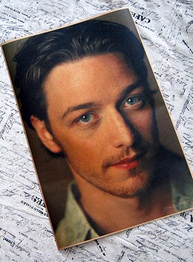 詹姆斯麦卡沃伊海报James McAvoy X战警欧美男明星牛皮纸装饰画