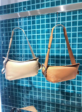 RABEANCO单肩包女大容量斜挎包牛角包大880522/小88053腋下包