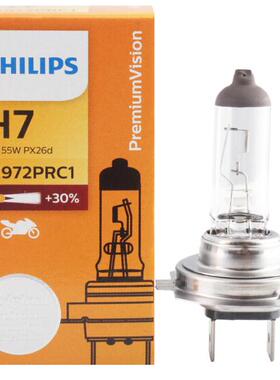 飞利浦汽车卤素灯泡 H7 12V55W 12972 奔驰中华骏捷大众远光/近光