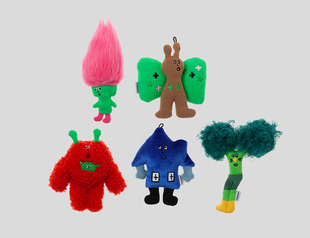 韩国代购 tukata fabric doll keyring 可爱 搞怪 娃娃 包挂件