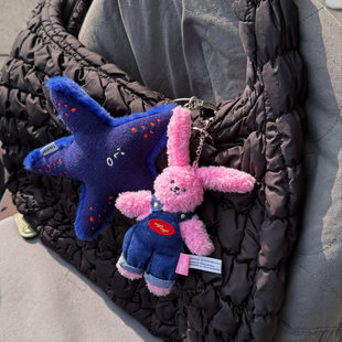 韩国代购 tukata 海鲜市场 fabric doll keyring 包挂件