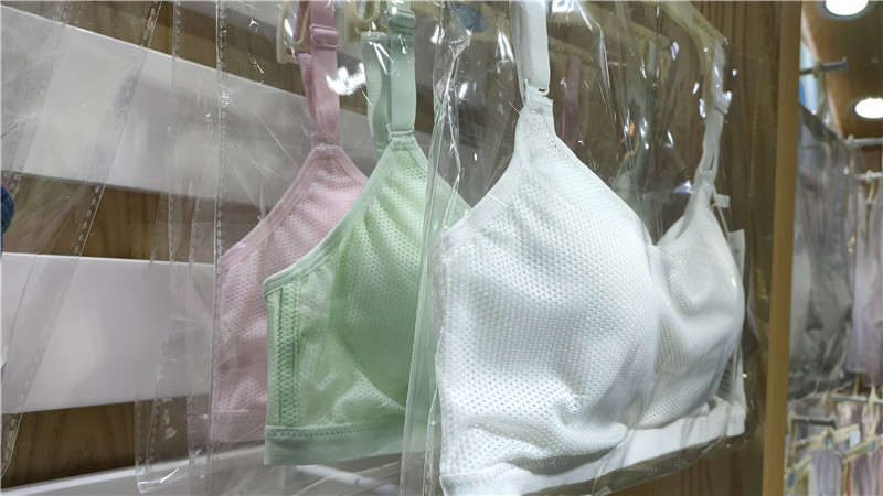 怡兰芬少女文胸网眼透气无钢圈运动初高中生纯棉定型内衣824218