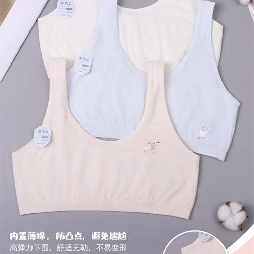 2件装xiaolianmei/小靓美 正品莫代尔柔软亲肤一阶段少女文胸8306