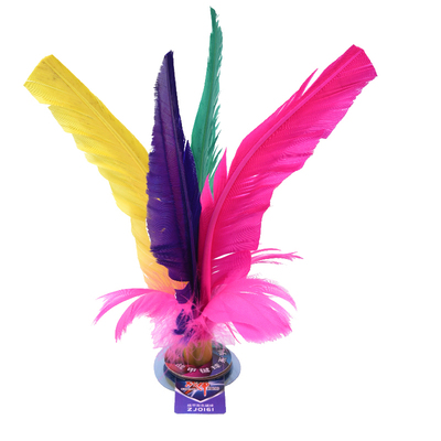 战甲ZJ0161成人学生训练比赛毽球鹅毛踺子羽毛键子球耐踢牛筋底