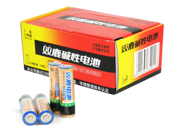 双鹿电池5号7号正品碱性空调遥控器玩具鼠标挂钟五号七号干电池