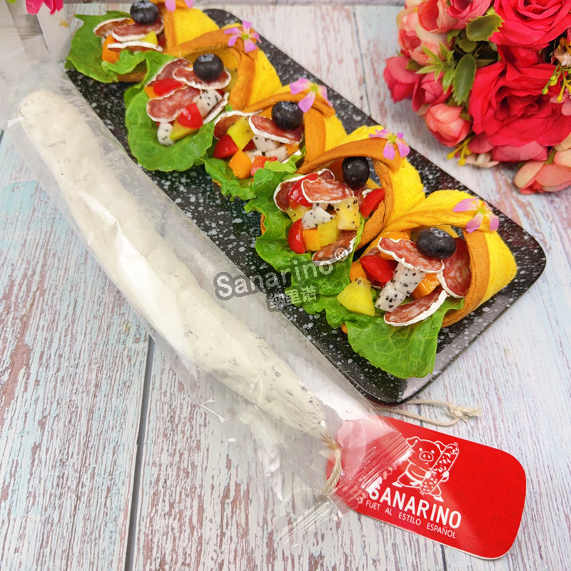 新款西班牙式纳里诺萨拉米国产红牌发酵风干香肠配红酒开袋即食